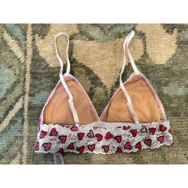 Hanky Panky Signature Lace Padded Bralette Heartbeat $70 NEW - Image 5