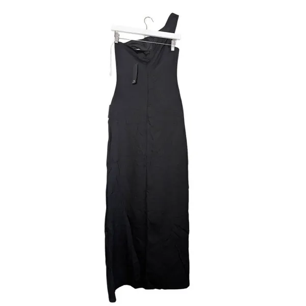 Lulu's good times only black one-shoulder maxi dress Medium - Image 6