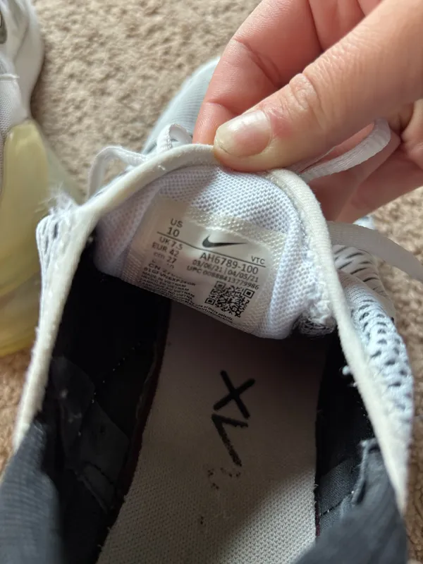 Nike 270 Air Shoes white - Image 4