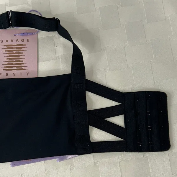 Savage X Fenty Midnight Black Bra Size undefined - Image 4