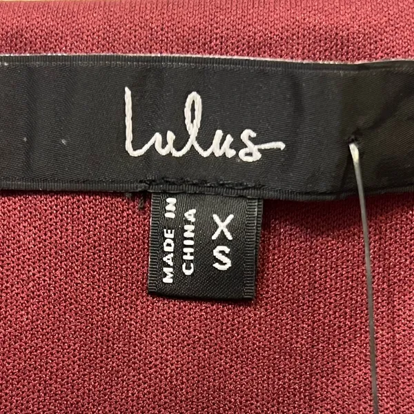 NWT Lulus Marvelous Grace Plum Long Sleeve Tiered Wrap Maxi Dress Size XS - Image 6