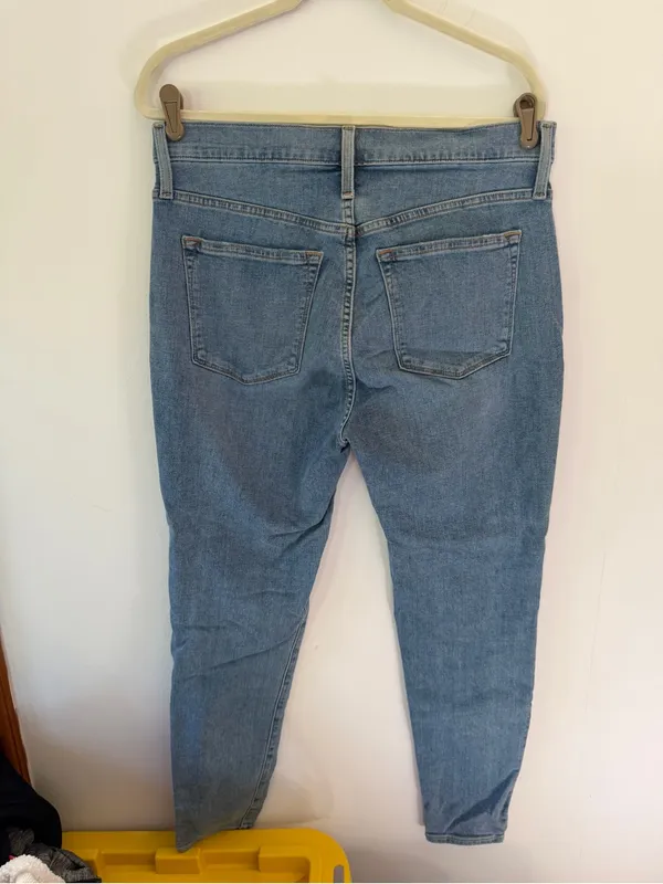 J. Crew Light Wash high raise Skinny Button-Fly Jeans 31 - Image 5