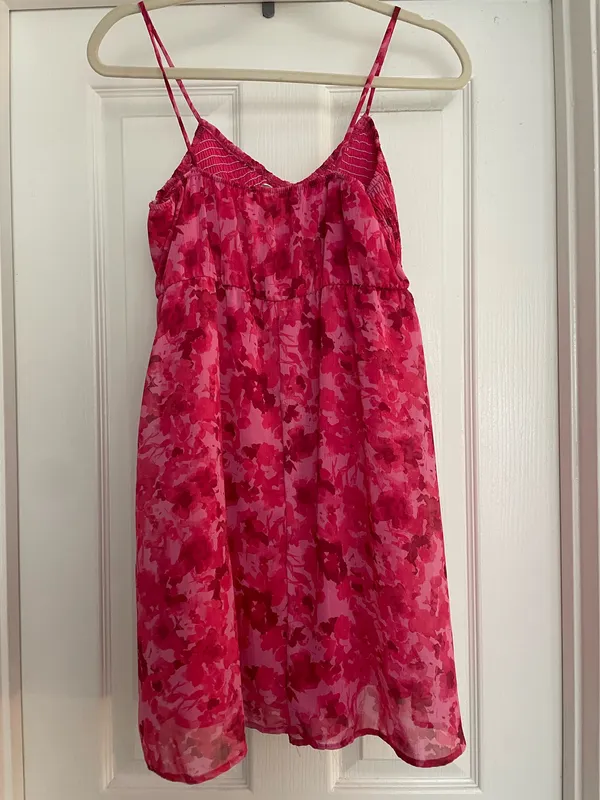 Peach Love Pink floral sundress - Image 3