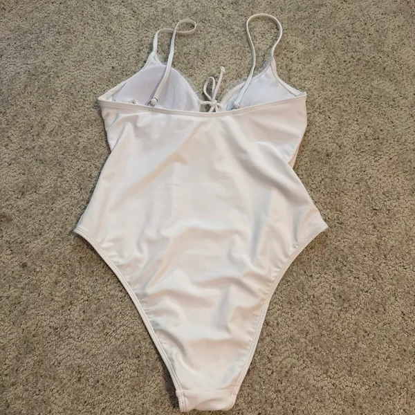 White One Piece Women’s Swimsuit - Image 3