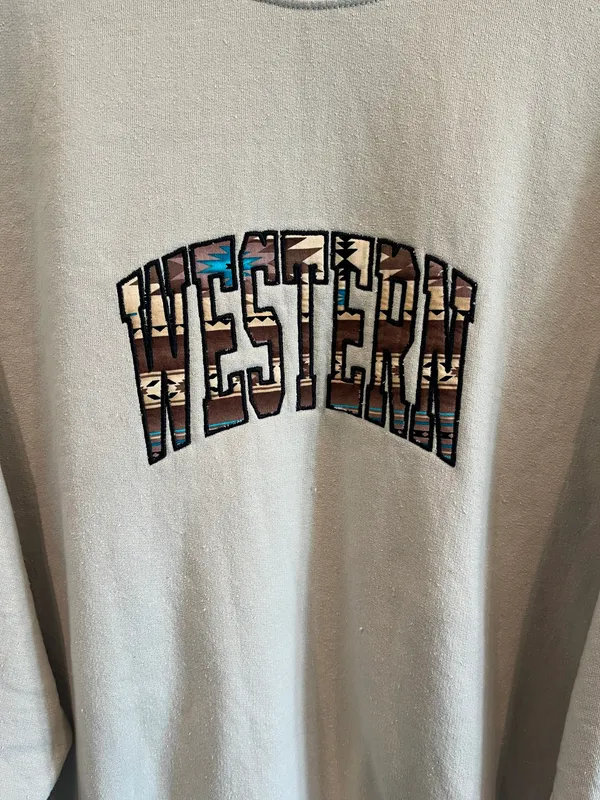 Boutique tan western sweatshirt Size XXL - Image 4