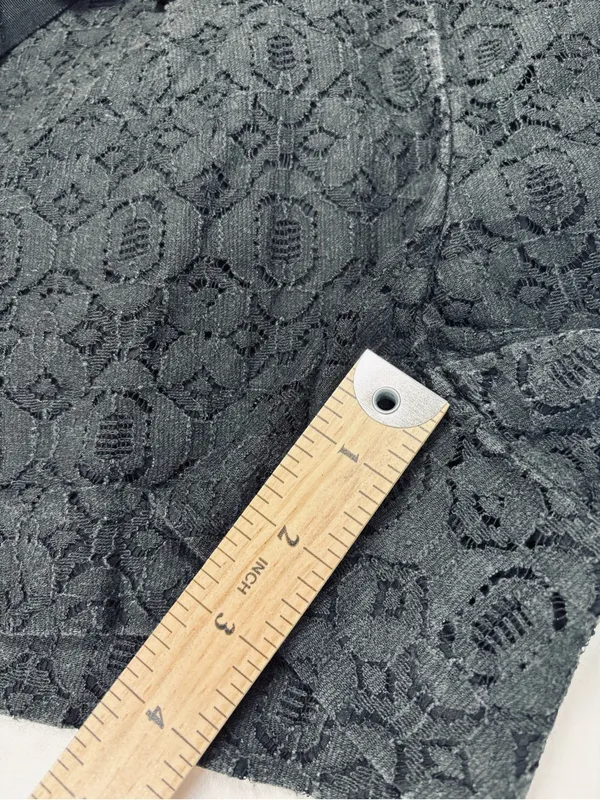 Ann Taylor LOFT Black Lace Overlay Drawstring Shorts EUC Size 2 - Image 13