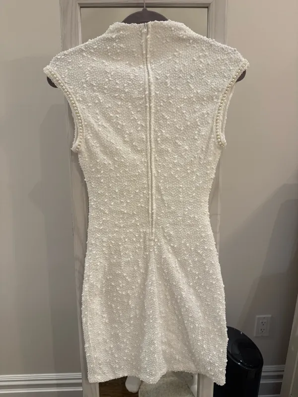 B Darlin Pearl White Macy’s minidress - Image 2