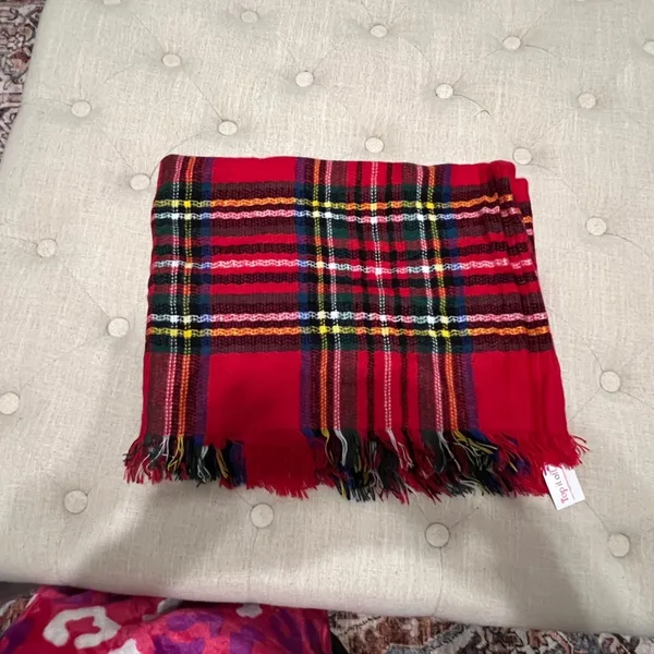 Plaid Infinity Scarf by Top It Off Accessories - Image 2