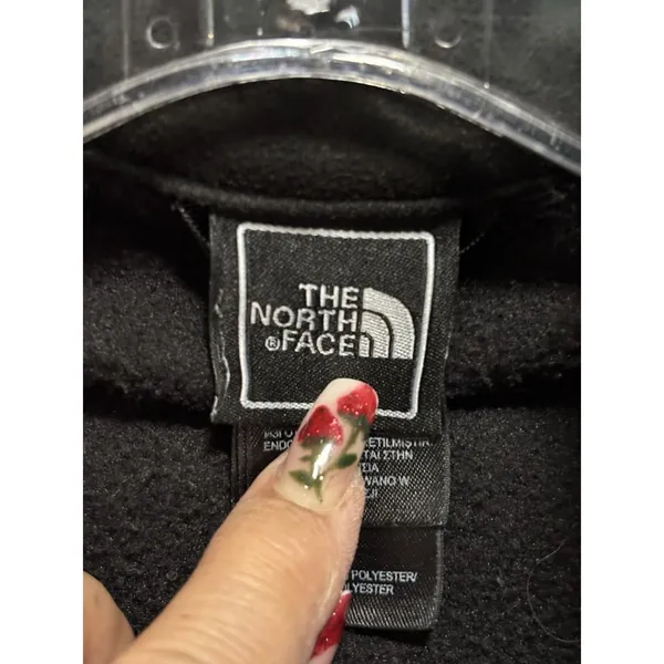 The‎ North Face Womens HyVent Insulated Fleece Lined Jacket Small Hood Logo EUC - Image 4