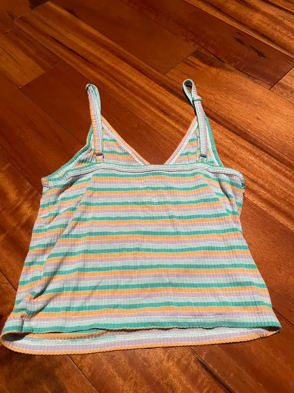 Aerie Striped Crop Tank Top - Image 2