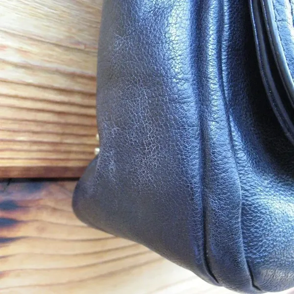 Fossil  Black Leather Crossbody Bag - Image 5