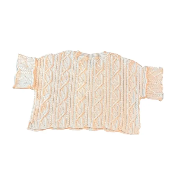 Altar'd State Women’s Cable Knit‎ Top XS Cropped Boxy - Image 2
