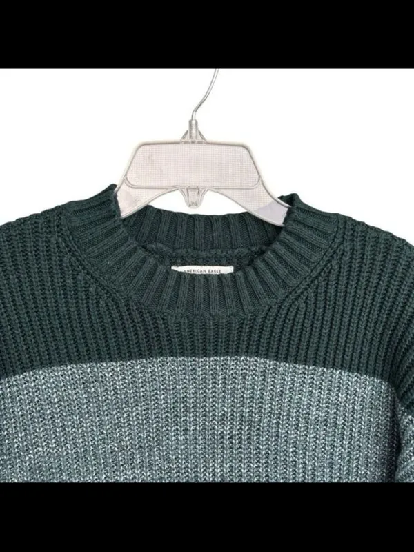 American Eagle AE Dreamspun Cozy Colorblock Knit Sweater Womens XS - Image 5