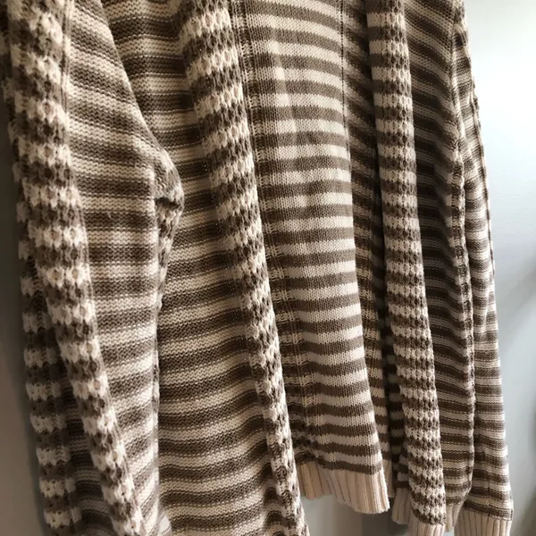 Architect Cardigan Sweater Open Front Women’s Size XL 100% Cotton - Image 6