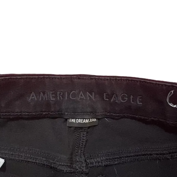 American Eagle "The Dream‎ Jean" Curvy Super Hi- Rise Distressed Black Jegging 4 - Image 2