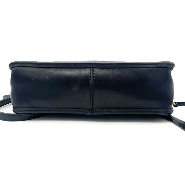 Vintage 70s Coach Leatherworks Black Leather Companion Bag #9300 Made in NYC USA - Image 11