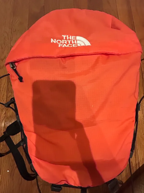 The North Face Borealis Backpack - Vibrant Orange & Black (Excellent Condition) - Image 5