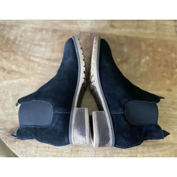 KENSIE Genuine Black Suede Women’s Pull On Chelsea Boot Size 6.5 M - Image 5