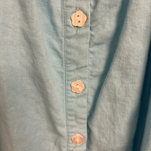 Stoney Clover Lane Brand Light Blue Button-Down Dress - Image 3