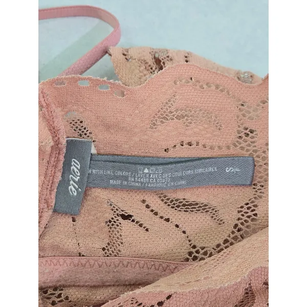 Aerie Pink Whimsy Romantic Boudoir Bridal Cottage Lingerie Lace Bralette Small - Image 6