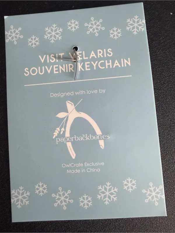 OwlCrate ACOTAR Visit Velaris Keychain Paperbackbones‎ Night Court Sarah J Maas⁠ - Image 4