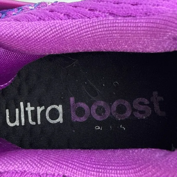 Adidas Ultra Boost Women's Purple Lace Up Low Top Running Sneakers Shoes Size 7 - Image 9