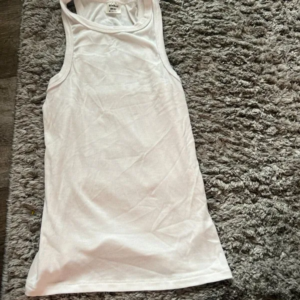 Sunday Best xs white tank top‎ - Image 4