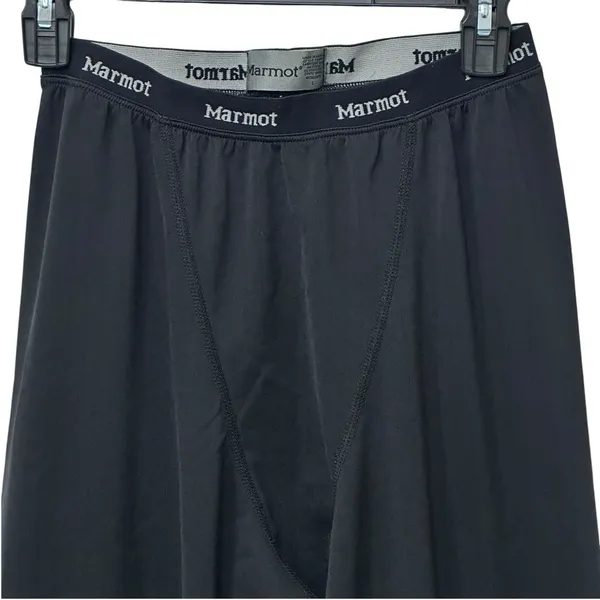 Marmot Base Layer Tights Thermal Pants Women's Large Black Ski‎ Hunting - Image 2