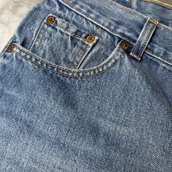 Vintage Levis 550 Womens Size 18 M Jeans Relaxed Tapered Classic Blue Denim - Image 15