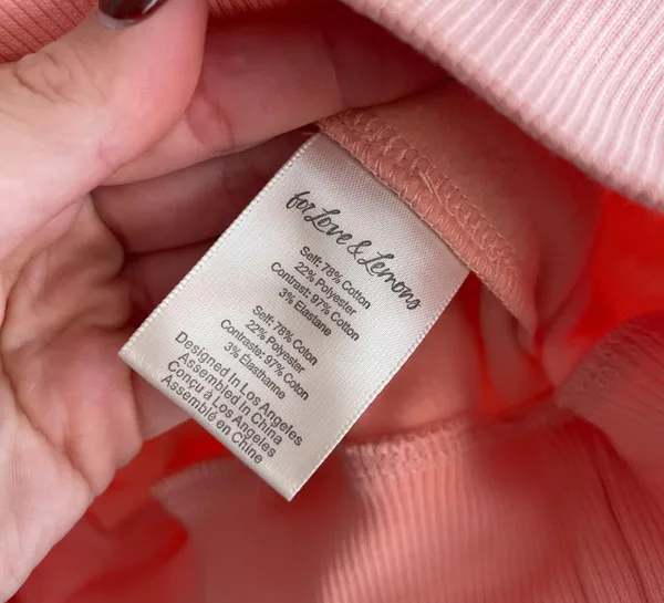 Coral Pink Alex Crewneck Sweatshirt - Image 2