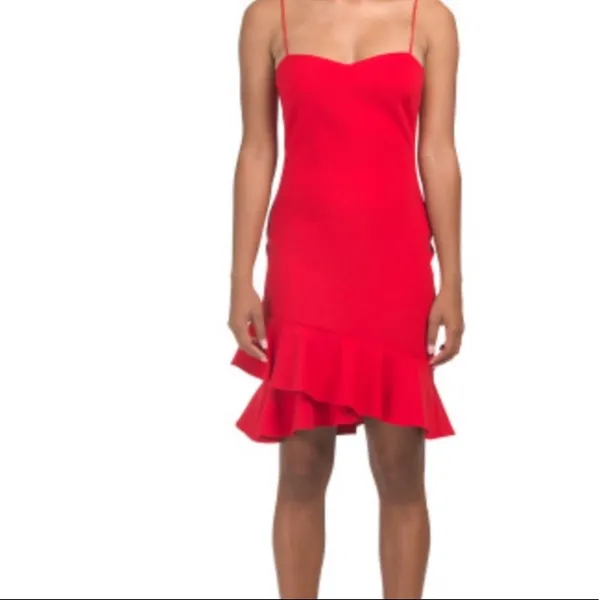 Likely Verona Red Dress Size 14 NEW - Image 3