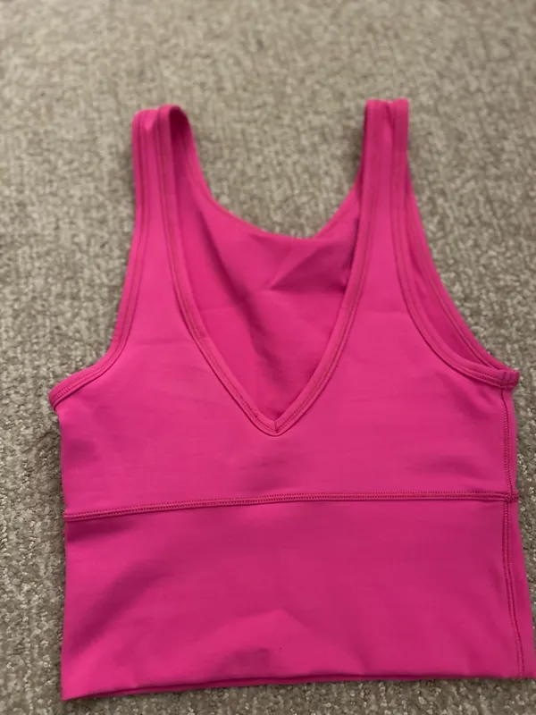 Lululemon Pink Reversible Tank Top - Image 2