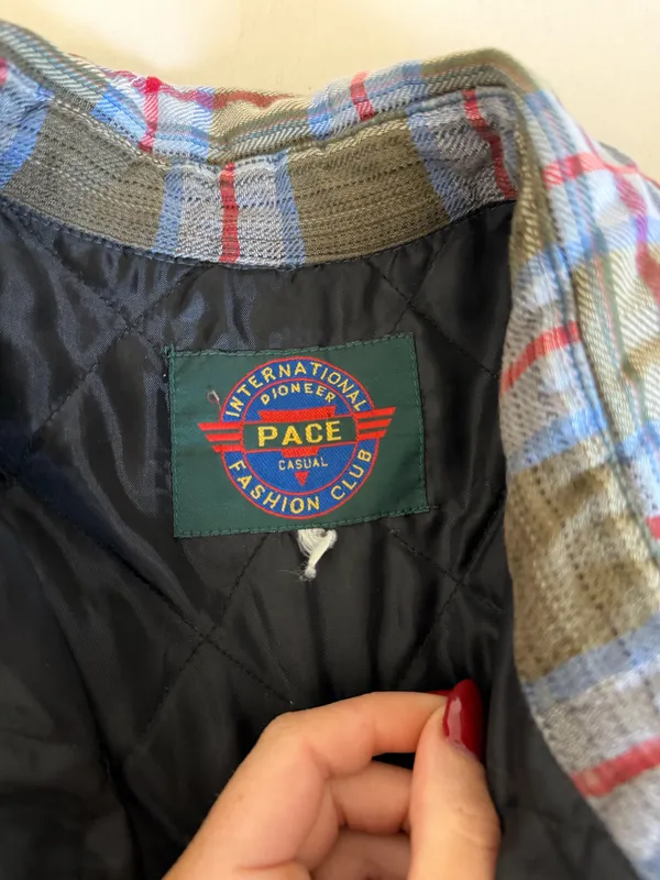 Vintage plaid jacket Multiple Size XL - Image 3