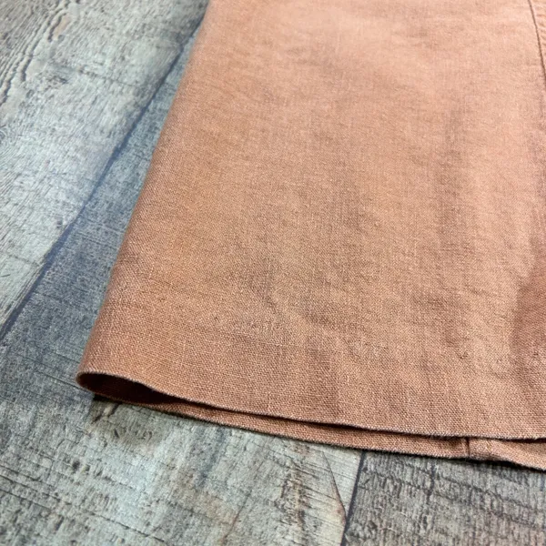 Marc New York Rust Linen Blend Midi Skirt Cargo Pocket Coastal Casual Medium M - Image 2
