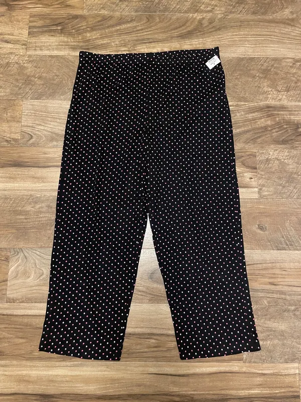 NWT! Charter Club Black Polka Dot 2 Piece Short Sleeve Pajama Set Women's Size Medium - Image 8