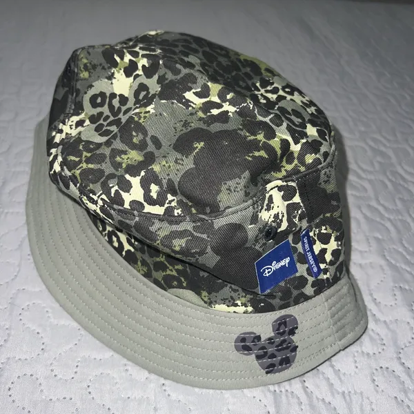 Disney parks animal print buckle hat camouflage Mickey Mouse cap world - Image 2