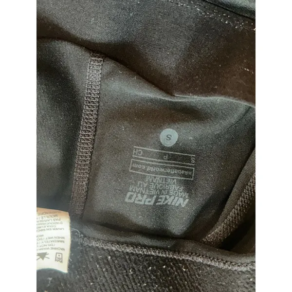Nike‎ Pro Women Black Dri-FIT Capri Leggings 589366-010 Small Sporty Activewear - Image 5