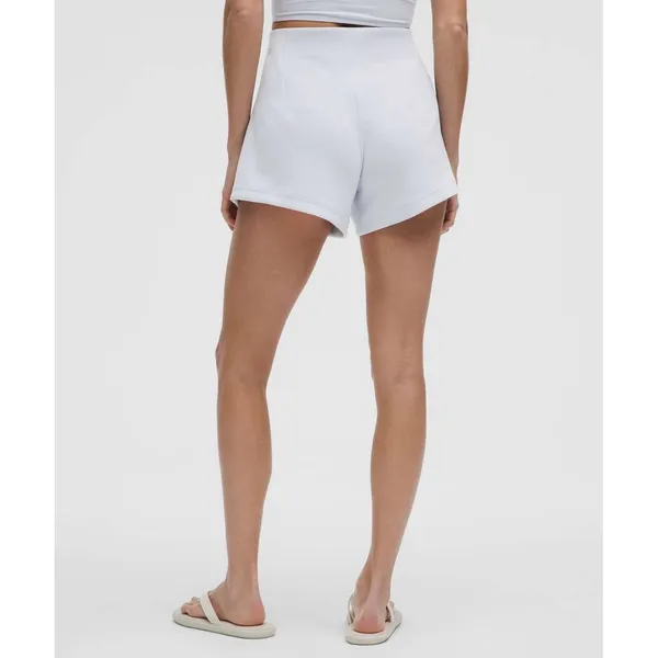 Lululemon Softstreme Kick-Flare Mid-Rise Short 4" Starch Blue Size 14 - Image 5