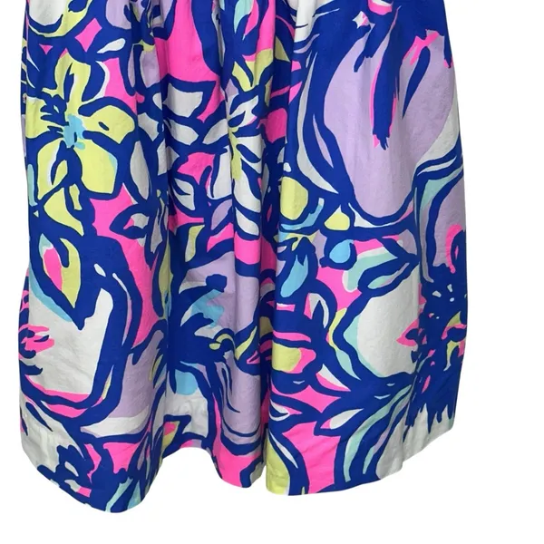 Lilly Pulitzer Christine Sundress‎ Tropical Catwalkin Size 0 Blue Multicolor - Image 4