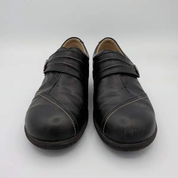 Finn Comfort Galway Black Leather Mary Jane Comfort Shoes Women Size 8.5 UK‎ 6 - Image 3