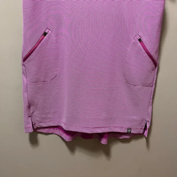 Title‎ Nine Layli Cowl Neck Tunic Dress Size Large Purple Polka Dot - Image 2