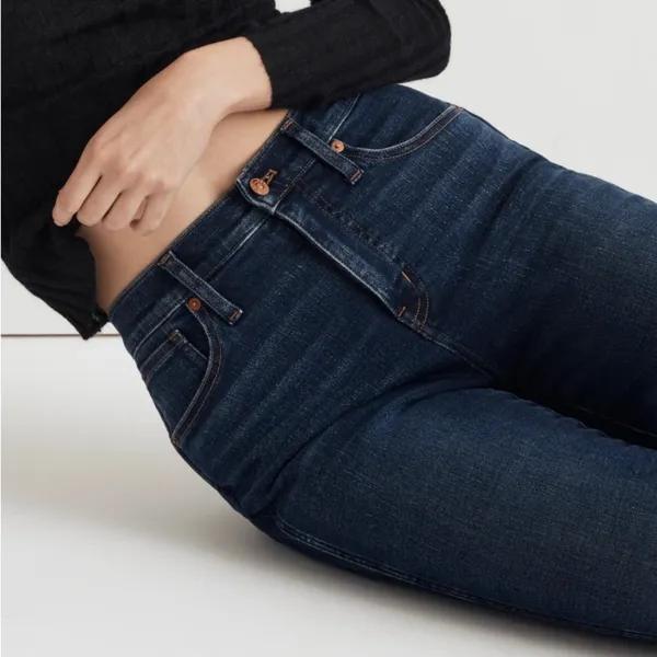 Madewell 10" High-Rise Skinny Women’s Blue Jeans Size 24 - Image 8