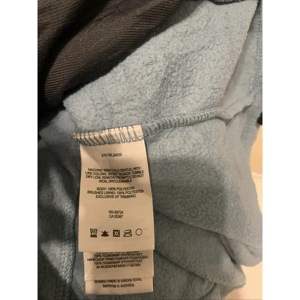Columbia Full Zip Fleece Jacket Long Sleeves Sea Wave Women's Size S - Image 4
