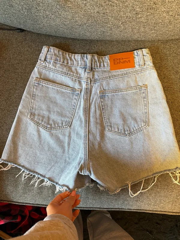 Princess Polly High-Waisted Shorts Denim - Image 2