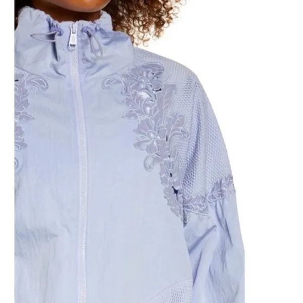 Free People Movement Thanks a Bunch Jacket in Periwinkle Dreams Sz. L - Image 2