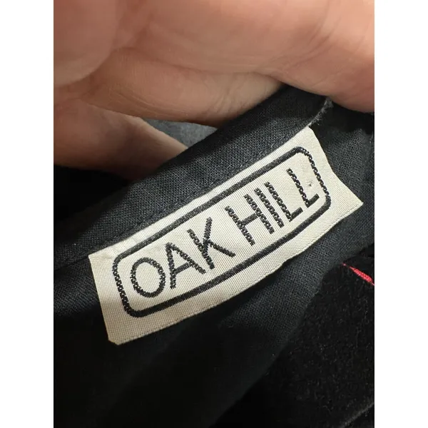 Vintage‎ Oak Hill Christmas Vest Velvet Embroidered Poinsettia Bells Size XL - Image 5