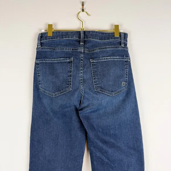 Fidelity‎ Denim Katie High Rise Classic Flare Wide Leg Jeans St Tropez Size 25 - Image 10