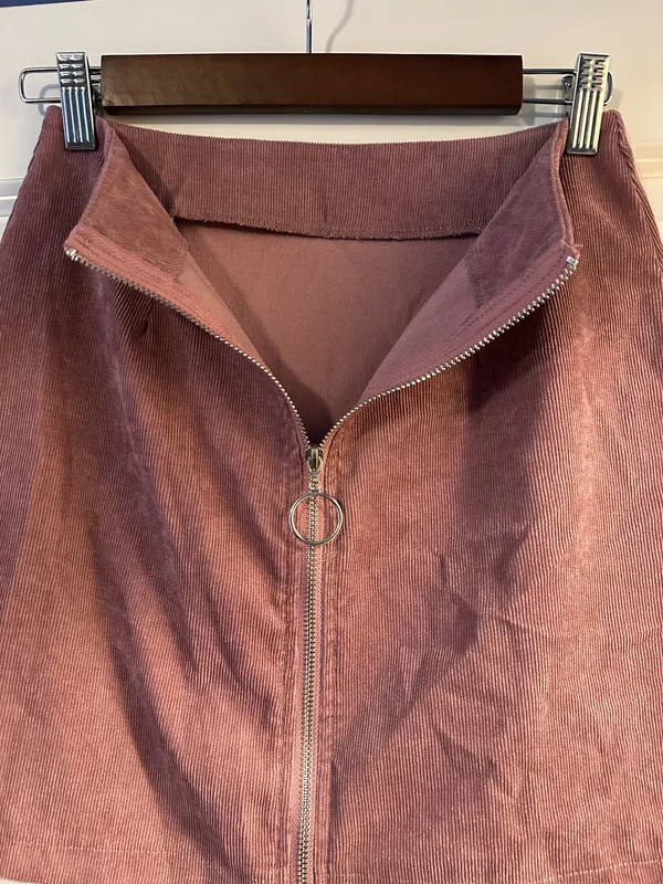 Pink Corduroy Skirt Size XS - Image 4