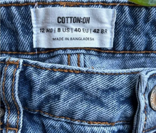 Cotton On Blue Denim Mini Skirt - Image 3
