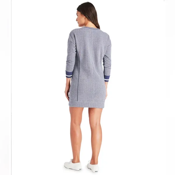 NWT Vineyard Vines Varsity Sweatshirt Dress Sz L - Image 3